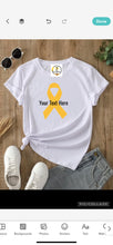 Load image into Gallery viewer, Gold Ribbon Tee
