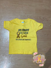 Load image into Gallery viewer, Childhood Cancer Awareness Tee

